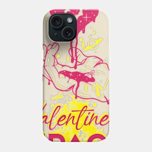 space valentine funny day for girls Phone Case