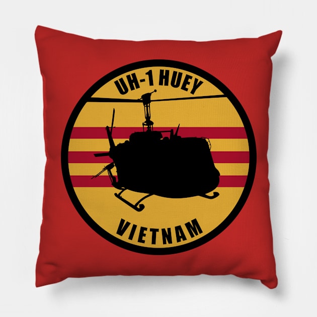 UH-1 Huey Vietnam Pillow by TCP