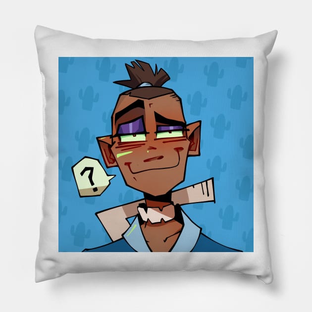 just a guy and his boomerang Pillow by toothy.crow