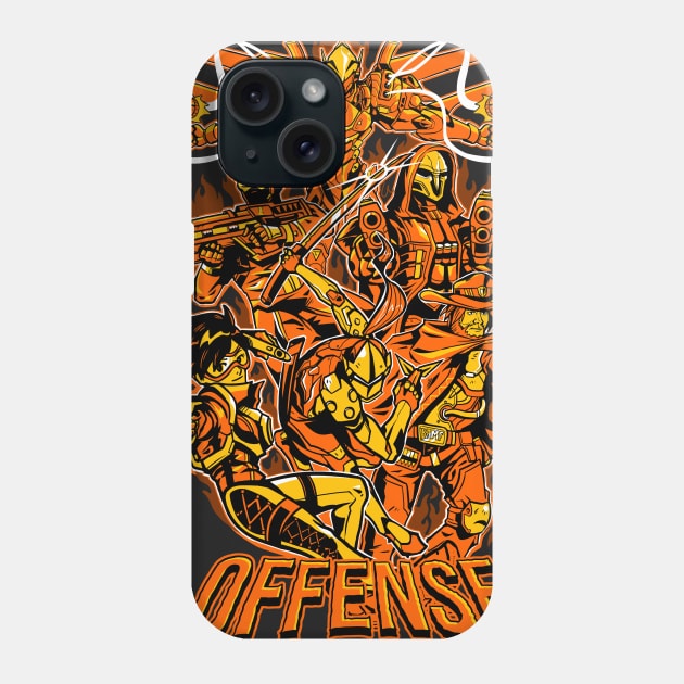 Offense Team Phone Case by AdamWorks