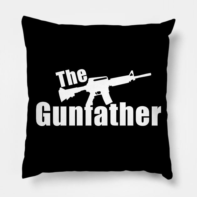 Independence Day Gifts Father's Day Gift The Gunfather T-Shirt Pillow by nhatvv