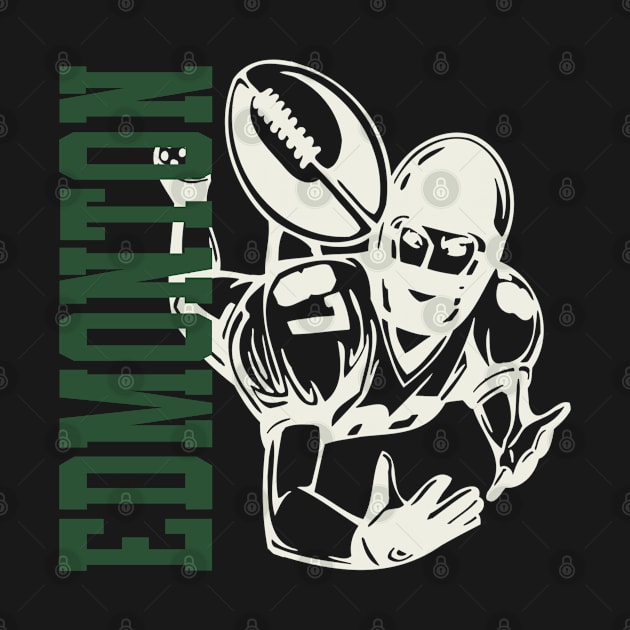 Edmonton Football with Player Graphic by tropicalteesshop