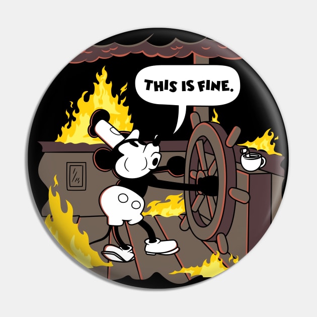 Everything is fine aboard the steamboat Pin by rmtees