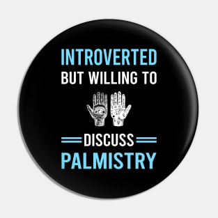 Introverted Palmistry Palmist Palm Reading Reader Fortune Telling Teller Pin