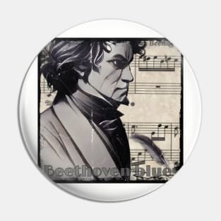 Beethoven blues Pin