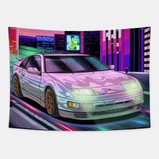 Nissan 300ZX (Z32) Fairlady Z  Vaporwave Tapestry