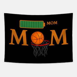 My heart is between mom's lap and basketball. Tapestry