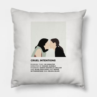 Cruel Intentions Minimalist Poster Pillow