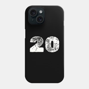 20 number Phone Case