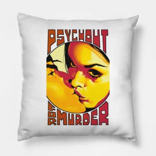 Psychout for Murder Movie Art Pillow