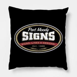 Port Moody Signs - Signs, Lines & Designs Pillow