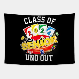 Senior 2024 Uno Out Funny Class Of 2024 Tapestry