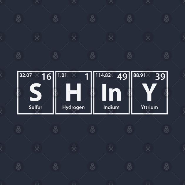 Shiny (S-H-In-Y) Periodic Elements Spelling by cerebrands