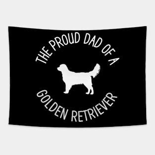 The Proud Dad Of A Golden Retriever Tapestry