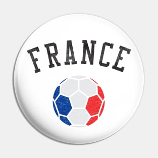 France Soccer Team Heritage Flag Pin