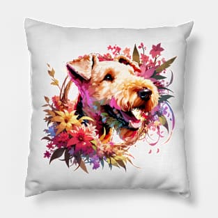 Airedale Terrier Mothers Day Dog Mom Perfect Dog Gift Pillow