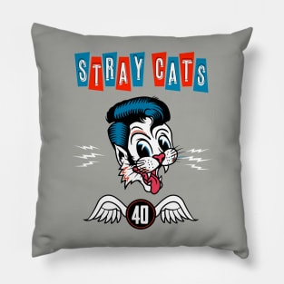 Stray Cats 2019 40th Anniversary Concert Tour Pillow