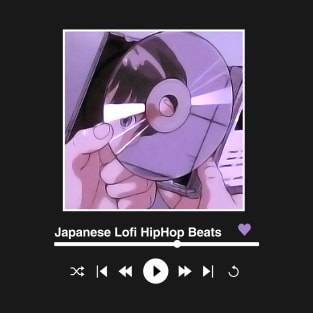 Chill japanese Lofi hiphop anime aesthetic T-Shirt