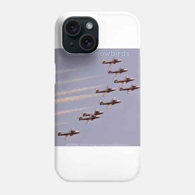 RCAF Snowbirds Big Wedge Topside Phone Case by acefox1