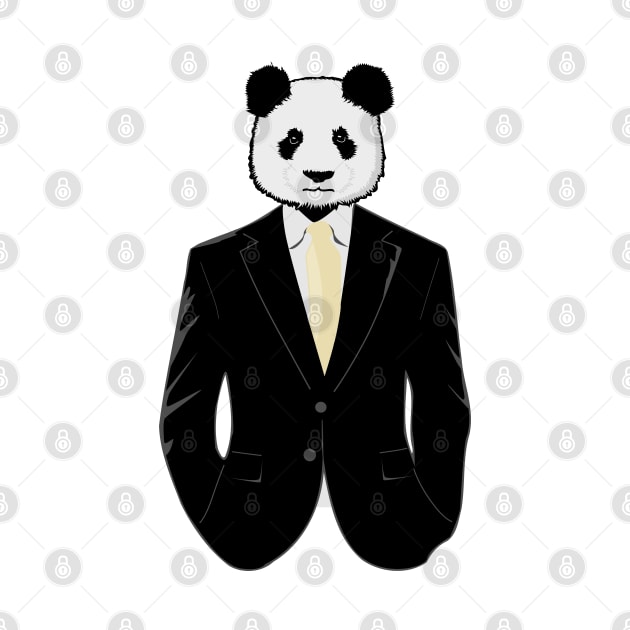 Panda in Business Suit by citypanda