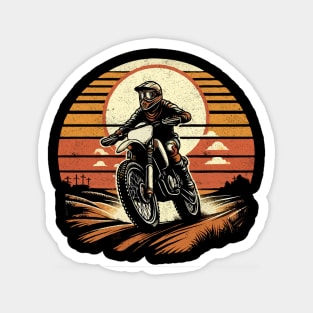 Motocross Vintage Enduro Dirt Bike Motorcycle MX Biker Magnet