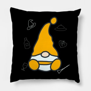 Cute Gnomes Fall Happy Halloween Thanksgiving Christmas Pillow