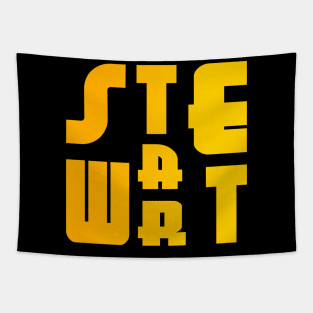 Stewart, name, typography Tapestry