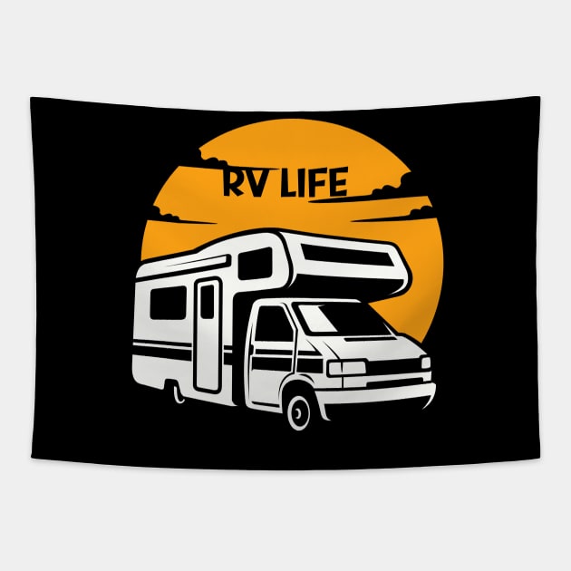 Explore in Style RV Shirt, Soft Vintage-Inspired Motorhome T-Shirt, Great Gift for Wanderlust Spirits, Unique Nomad Gift Tapestry by TeeGeek Boutique