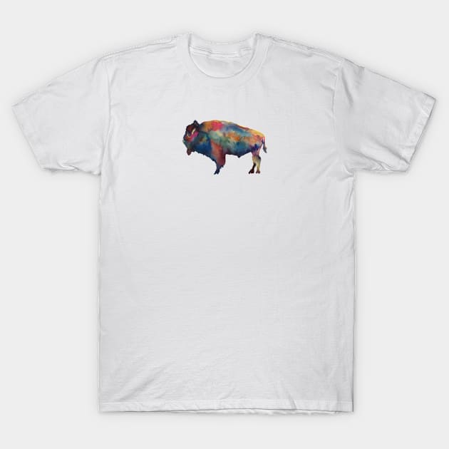 Watercolor Buffalo T-Shirt Watercolor Buffalo T-Shirt