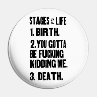 The Stages of Life Pin