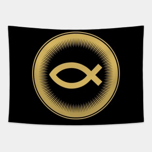 Christian fish Tapestry