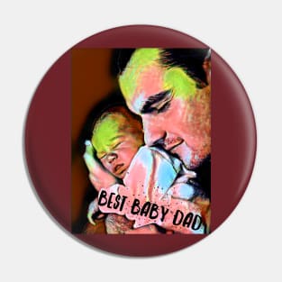 Best Baby Dad Pin