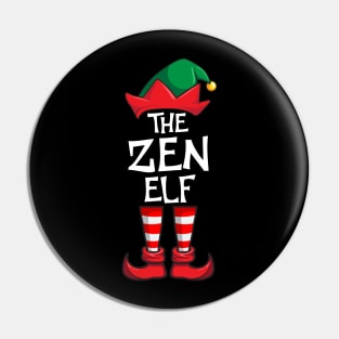 Zen Elf Matching Family Christmas Yoga Pin