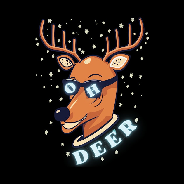 Sunglasses Deer: Forest Coolness, Trendy Elegance by Tee Trendz