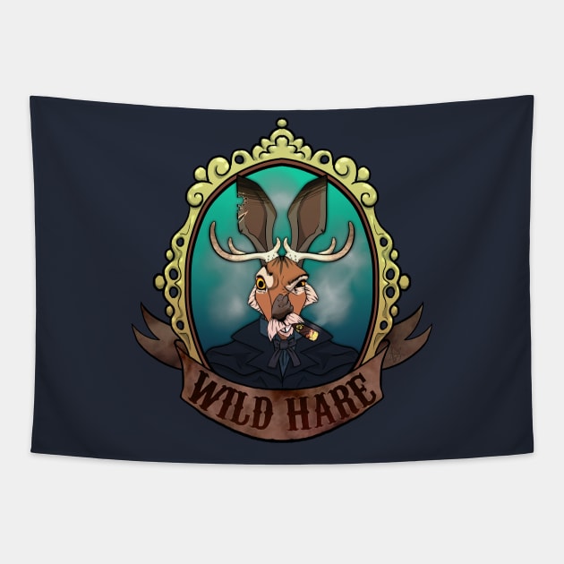 Wild Hare Tapestry by DodsOdds