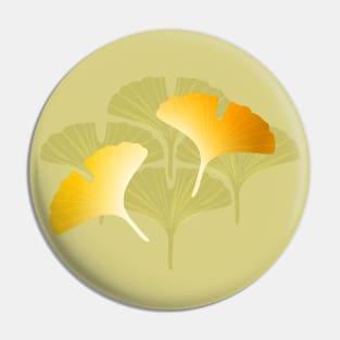 Ginkgo Biloba leaves pattern Pin