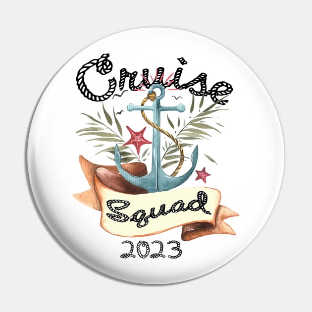 Cruise Squad 2023 Family Cruise Trip Vacation Holiday Pin by torifd1rosie