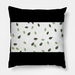 Drawn Leaves Pillow