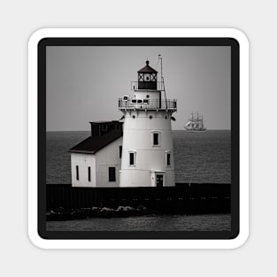 The Cleveland Harbor Lighthouse Magnet