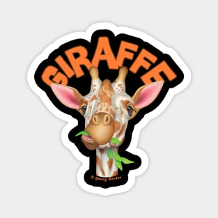 Funny and cute Giraffe tee Magnet