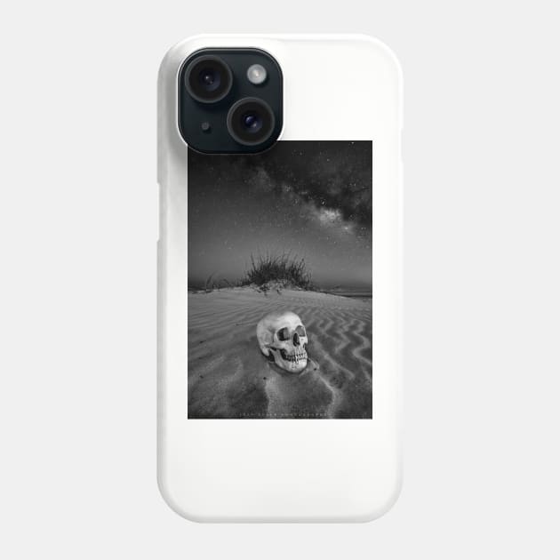 Skull & Milky Way Phone Case by Jeff Allyn Szwast