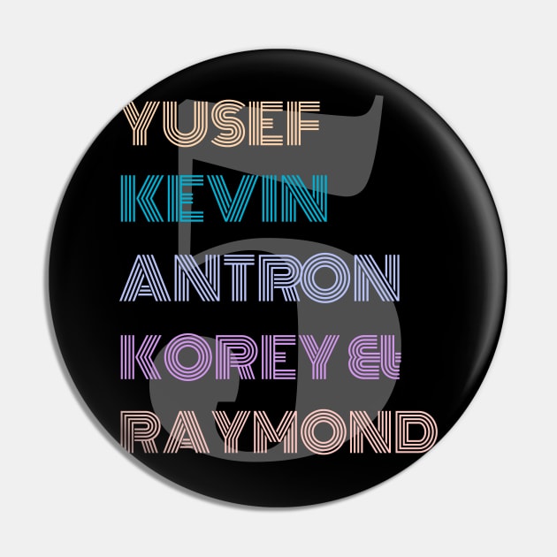 Exonerated five the central park 5 case yusef Kevin antron korey and raymond Pin by JammyPants