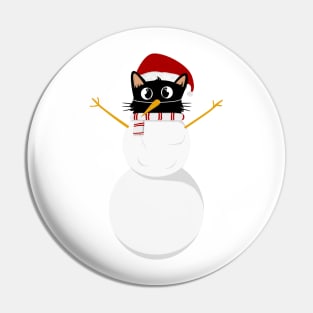 Funny Snowcat Pin