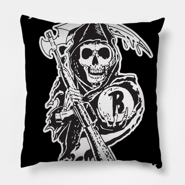 Brazilian Jiu Jitsu Sons BJJ Pillow by fromherotozero