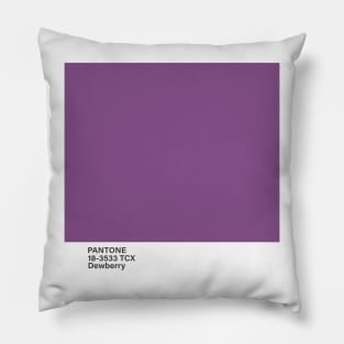 pantone 18-3533 TCX Dewberry Pillow