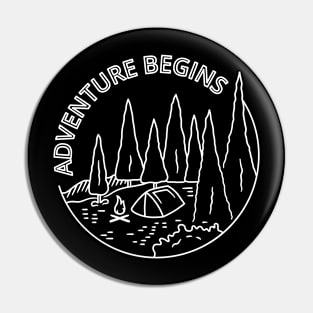 Adventure begins Pin