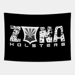 White Zona Logo Tapestry