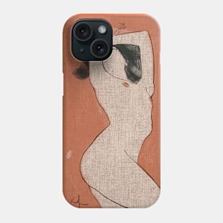 Girl nude Phone Case