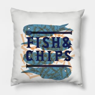 Fish & Chips Pillow