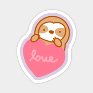 Cute Valentine’s Day Lovely Sloth Magnet